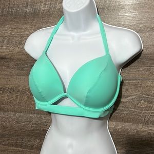 Teal bikini top